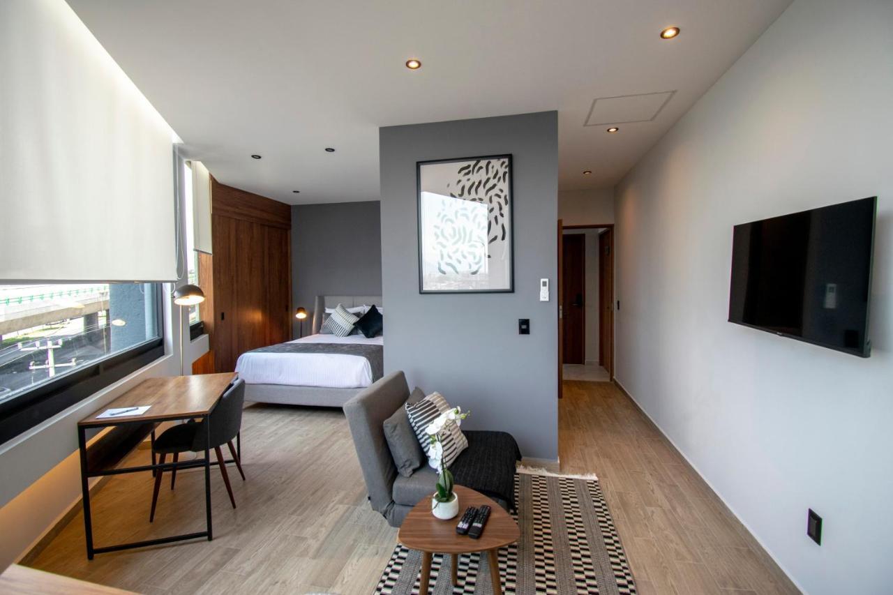 Punto Lofts Periferico Sur Aparthotel Kota Meksiko Bagian luar foto